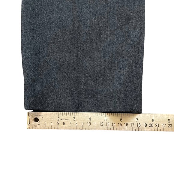 Talbots Trousers Women's Size 14 Straight Leg Pants Viscose Classic Career Gray - Picture 11 of 12